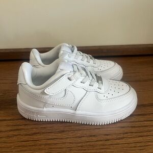 Nike Kids Air Force 1 Easy On Sz 10 White
